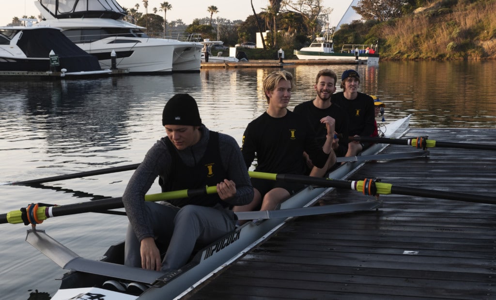 UCI Rowing Team at the Dock UCI Rowing Team at the Dock